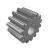 CFAHBN,CFAHBB,CFAHBS - Gear / rack spur gear pressure angle 20 ° Modulus 0.5-A-shape