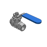 FBBSF - Ball valve/double piece type (large flow)