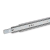 07000170000 - Telescopic rail with full extension and damped self-closing feature