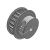 SATP S8M NT24 SC - High Torque Clamping Timing Pulleys - S8M Type