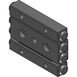 Cross-Roller Guide with Cage Alignment System - Center rail type
