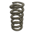 LR - Round wire spring (maximum compression 32%)