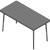 4000 Series Table 24 x 48 Rectangle