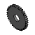 F32U3 - Spur Gears - 32 Pitch - 3/8" Bore - 1/8" Face - AGMA Quality 8 - Hubless Style - Non-Metallic Gears - 20° Pressure Angle