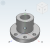 GBG01_16 - Thick wall flange type guide shaft support/With positioning hole pattern/Installation hole through hole