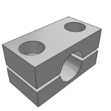 GCF01_06 - Compact Guide Shaft Support , Thickened Separate Type
