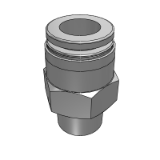 J-XYB01_J-XYC01 - Precision type, quick connector for cleaning piping, direct head and external thread